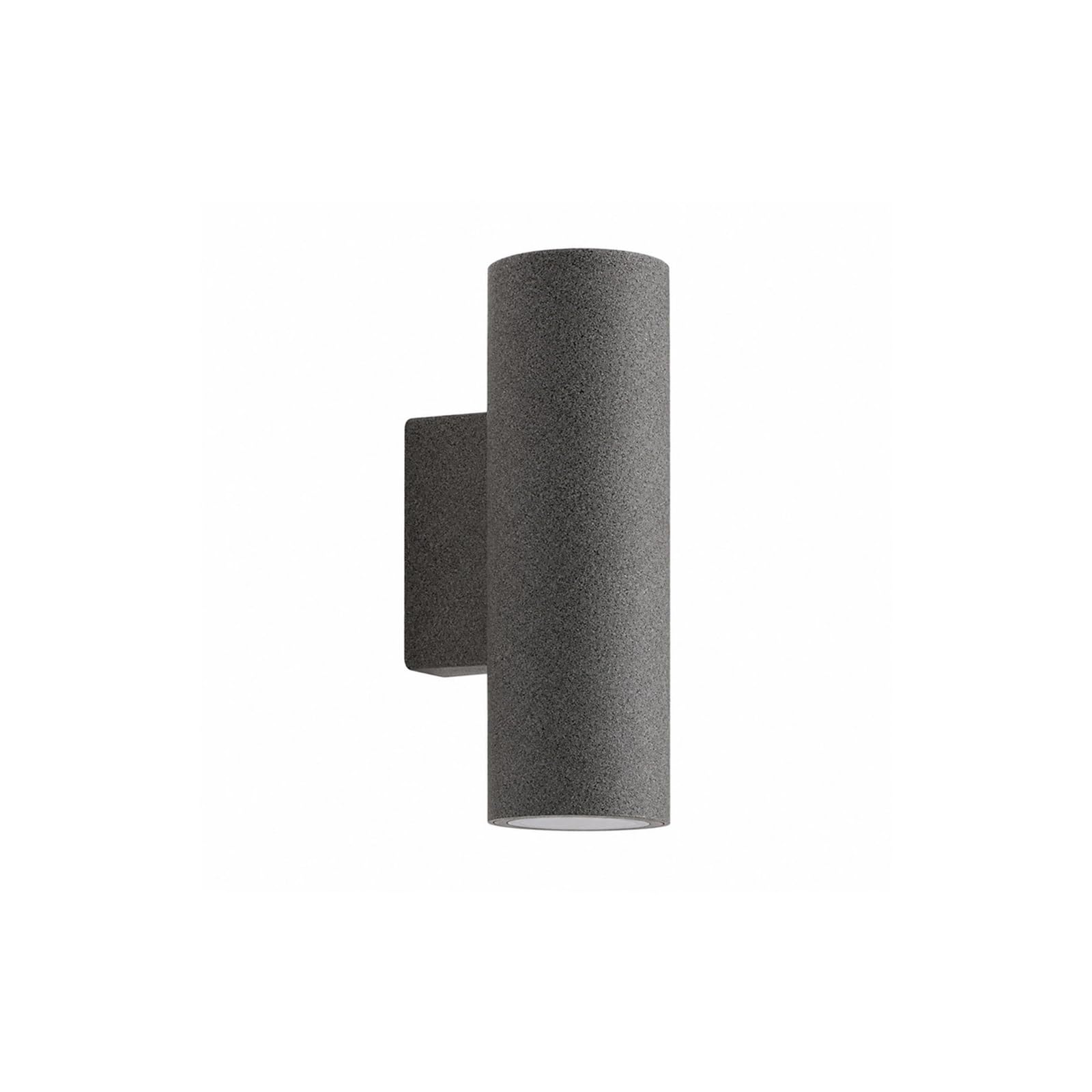 OZBMA Modern Minimalist Warm Light Wall Lantern, Black Sandstone Outdoor Light, Waterproof Die-Cast Aluminum Exterior Sconce with Acrylic, Porch Lighting Fixtures for Courtyard Threshold