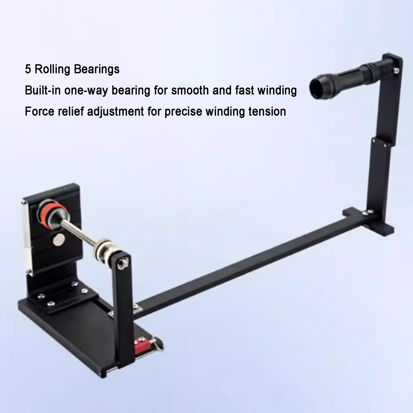 Bobine De Ligne De Pêche, Station De Bobinage De Moulinet À Tambour, Longueur De Bobine 120 Mm, Pas De Torsion De Ligne, Portable pour Moulinet À Lancer Et À Traîne