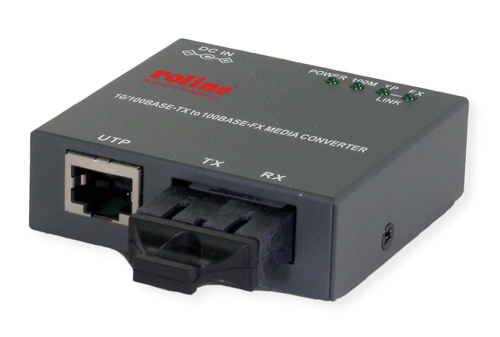 ROLINE Convertisseur Fast Ethernet Compact, 10/100Base-TX - 100Base-FX (SC)