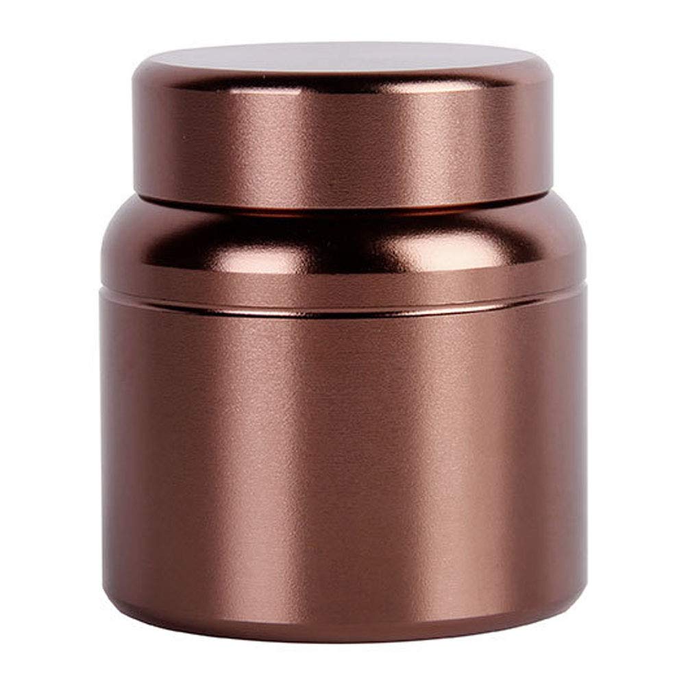 Contenedor de sellado portátil para té en tus viajes cotidianos de metal
