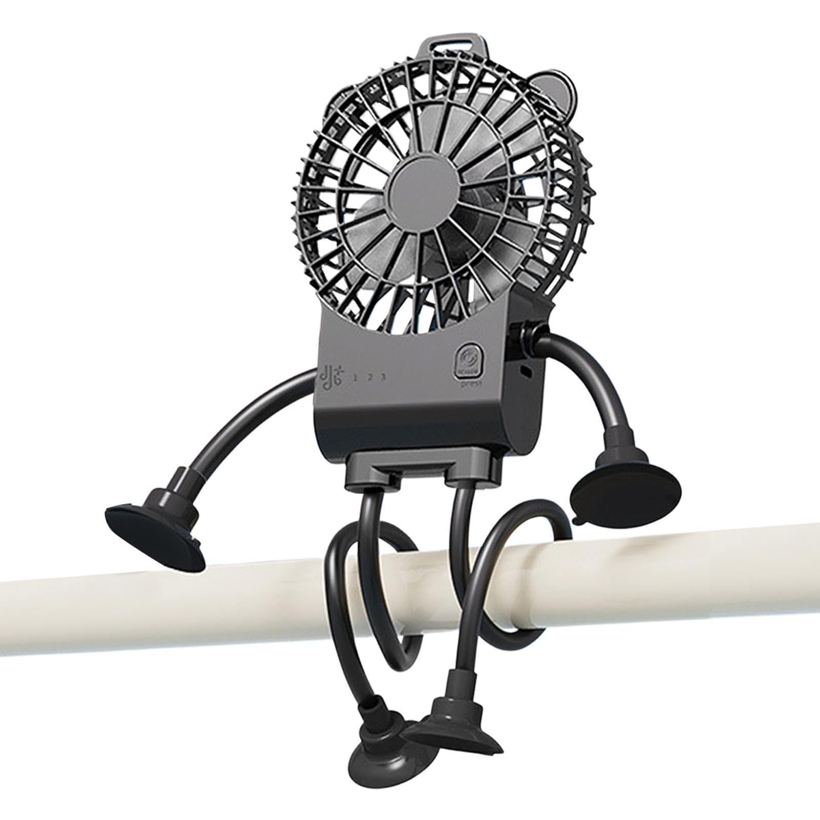 Ventilateur en forme de robot contre la chaleur au travail