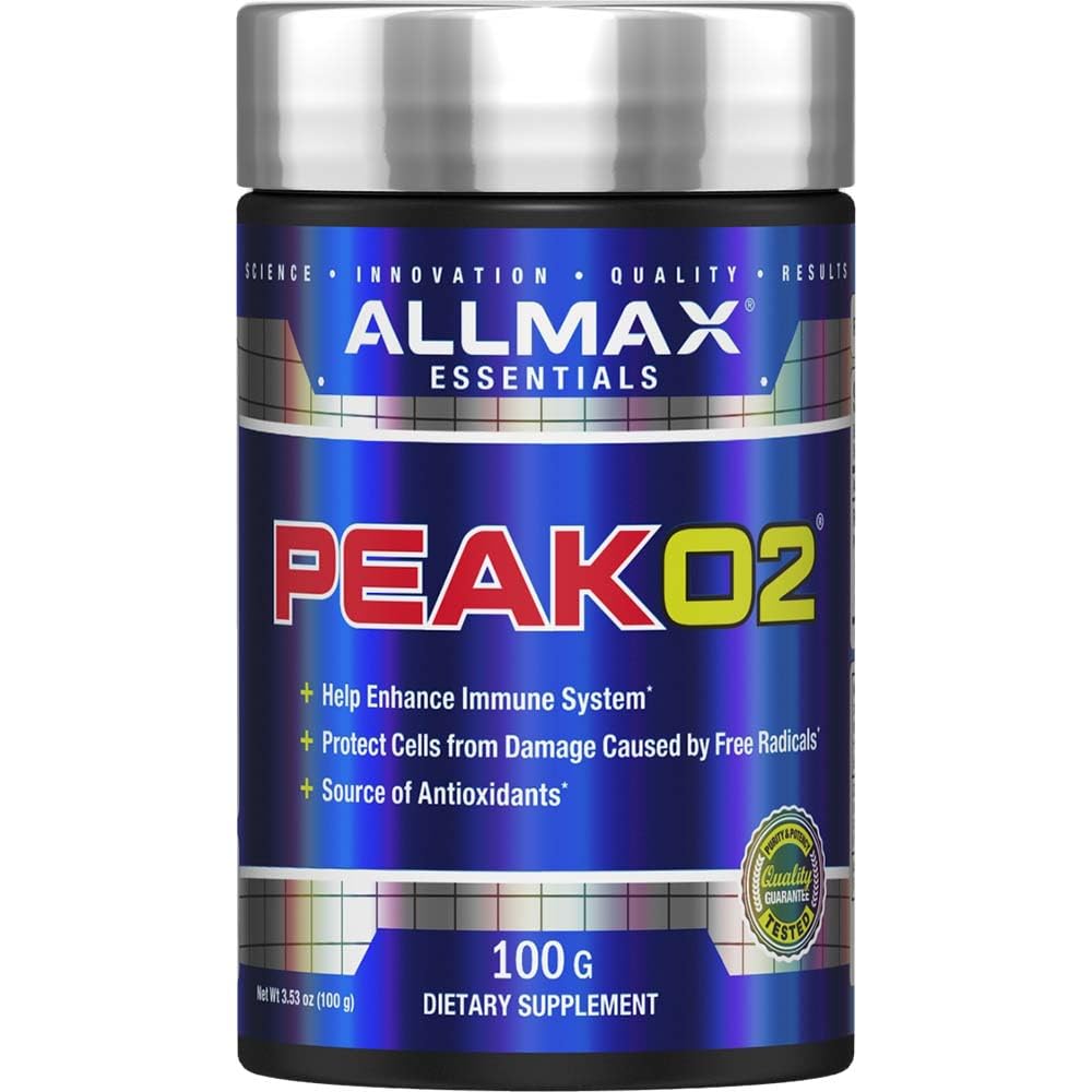 ALLMAX PEAKO2 Adaptogen Capsules, Unflavored, 100 g