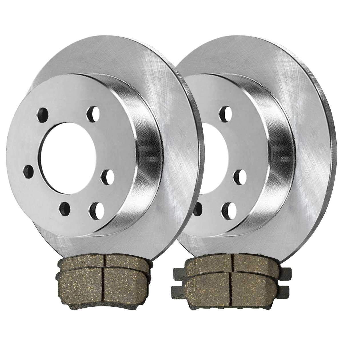 Complete Front & Rear Brake Rotors + Ceramic Pads Kit For Jeep Patriot & Compass 2007-2017 – KAX