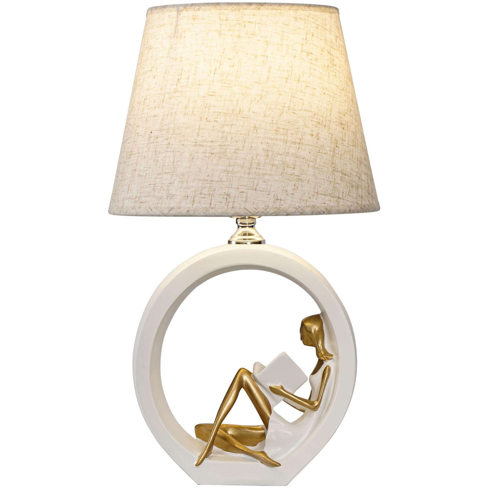 Leselampe für Mädchen, kreative und romantische Schlafzimmer, Nachttischlampe, schlicht, modern, LED-Tischlampe mit Dimmschalter, Dekoration für Zuhause, Wohnzimmer