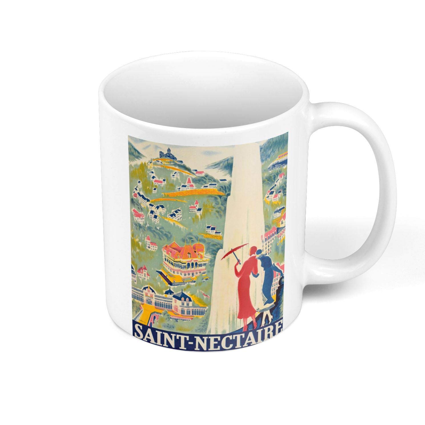 Fabulous Ceramic Mug 325ml Casino Saint Nectaire Poster Vintage Travel Art Deco 30's