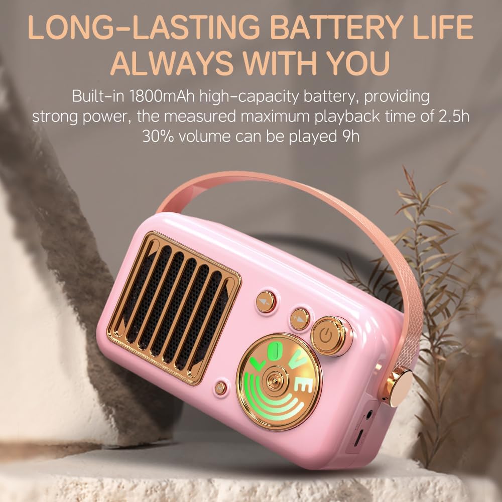 Cyboris Karaoke Machine for Kids Adults, 15W Mini Handheld Portable Bluetooth Speaker &2 Wireless Microphone& Lights,9H Playtime,AUX&TF-Card Input,Bluetooth 5.3, Birthday Gifts for Girls Boys(Green) - Image 8