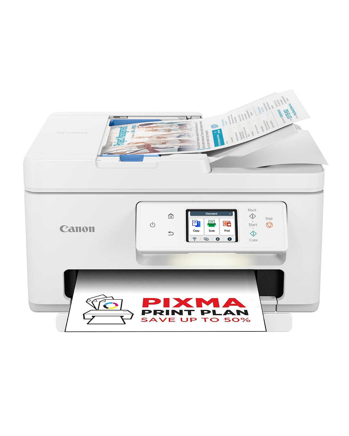 Canon Serie PIXMA TS7750i - Stampante Multifunzione, Fotocopiatrice e Scanner per la Casa | Connessione Wireless per Stampare da Smartphone | Stampante Wifi con PIXMA Print Plan
