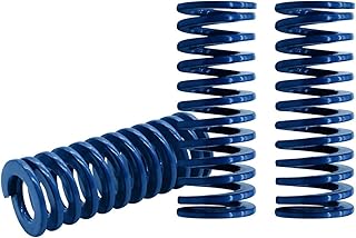 APAAZO 3D Printer Parts Hot Bed Glass Platform Leveling Spring Length 15/20/25mm Outer Diameter 6/8/10mm ID 3/4/5mm compatible with 3D Printer (Color : Blue, Size : 8pcs Type A)