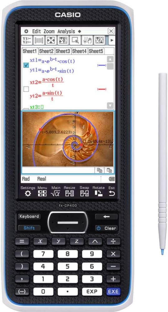 Casio FX-CP400 classpad II Graphing Calculator - Black