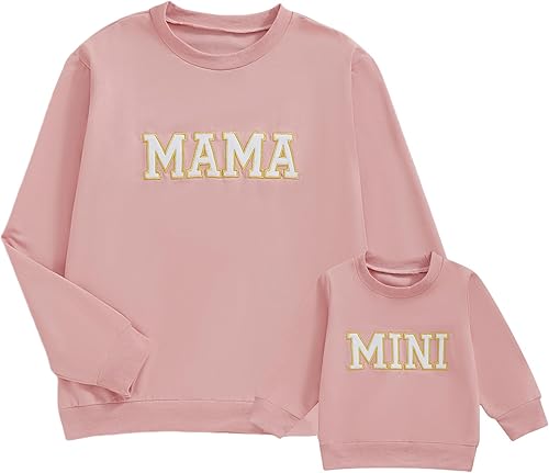 Miniatura 17 de Karwuiio Mommy and Me Family Matching Outfits Halloween Pumpkin Print Sudadera de manga larga sin botones