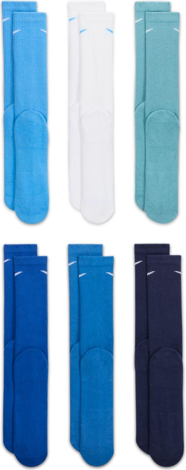 NIKE Nike Everyday Plus Cushioned Crew-trainingssocken (6 Paar) Calze da allenamento equipaggio Unisex - Adulto