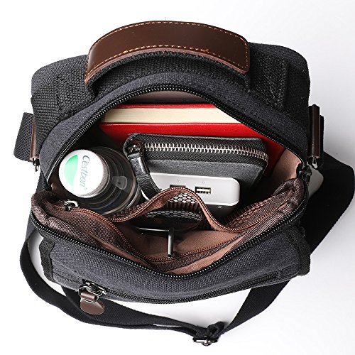Xincada Mens Bag Messenger Bag Canvas Shoulder Bags Travel Bag Man Purse Crossbody Bags For Work Business #TOP4