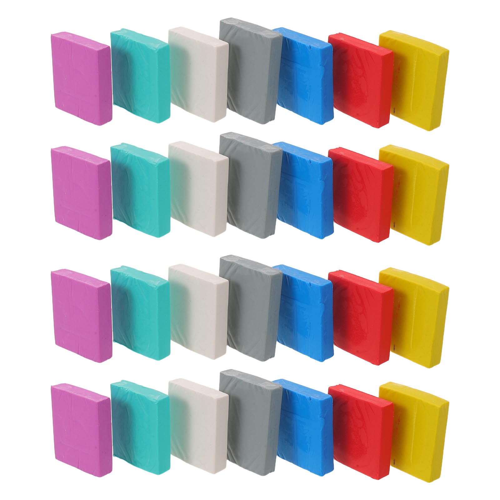 TOYANDONA 60 Pezzi Gomma da Cancellare per Disegno Morbida e Flessibile in Plastica e Gomma, Resistente alle Crepe, per Matite e Carboncino in Aula D'arte Stili multipli