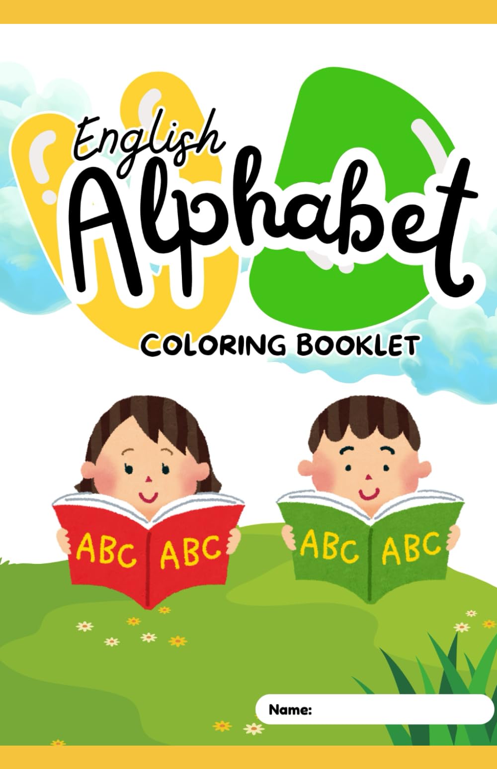 English Alphabet: Coloring Booklet for Kids (LIBRI DA COLORARE)