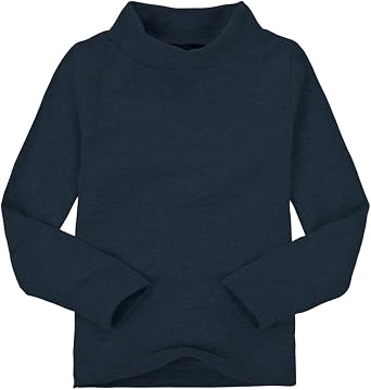 CuteOn Children Unisex Solid Color Kids School Uniform Long Sleeve Turtleneck T-Shirt