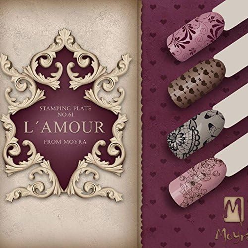 Moyra STAMPING PLATE 61 "L'AMOUR STAMPING PLATE