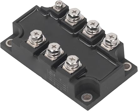 DFA Inverter Diode Bridge Rectifier 200A A160 High Power 6 Terminals Current Conversion Module, Copper Base PC Rectifier Bridge Controllable Module (DFA200AA160)