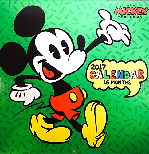 2017 Disney's Mickey Mouse & Friends 16-Month Wall Calendar