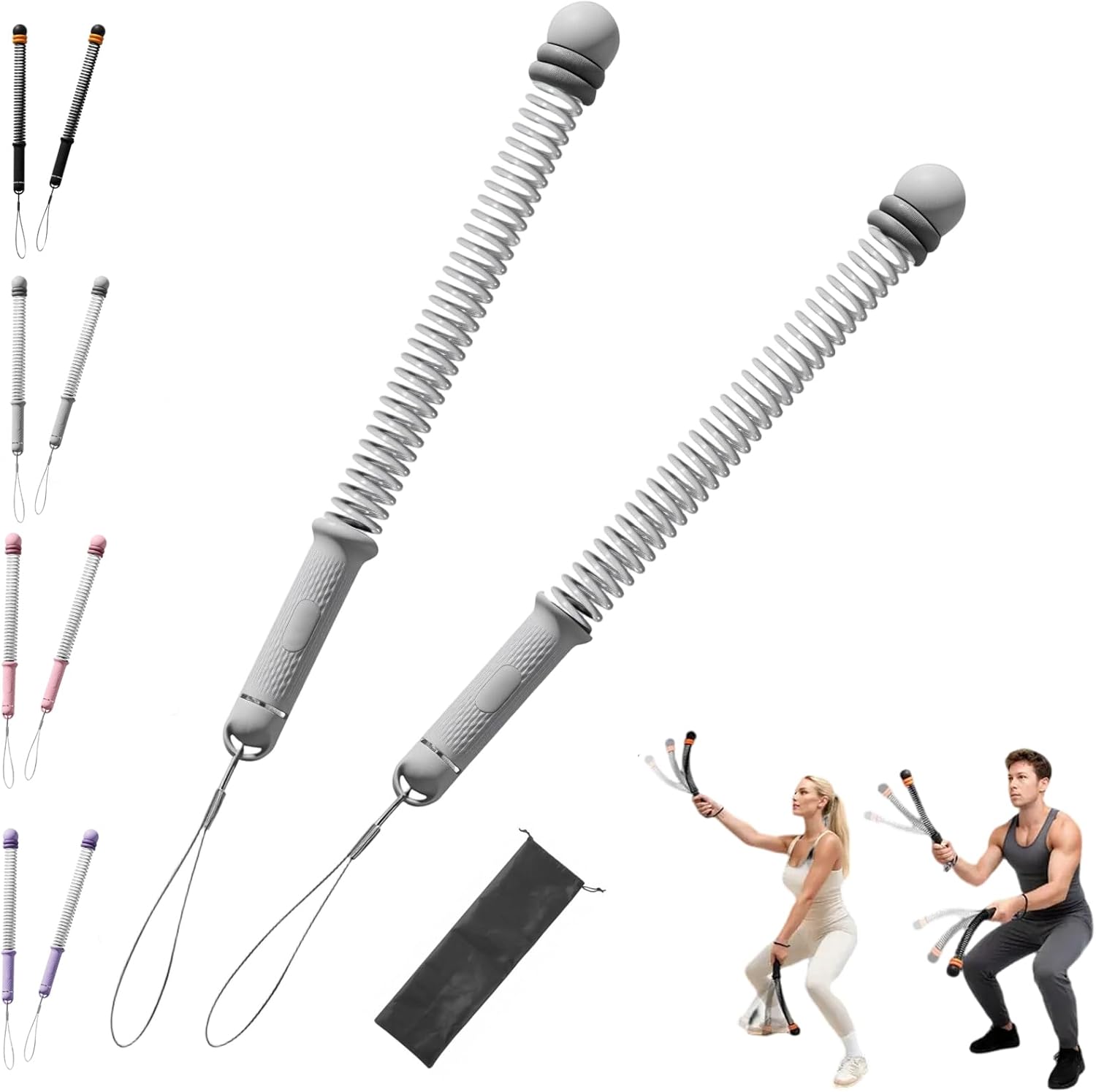 Adjustable Ropeless Battle Ropes Training for Home Gym, 2026 Portable Cordless Battle Ropes with Adjustable Resistance, Adjustable Weight Exercise Equipment for Women Men a Better Body