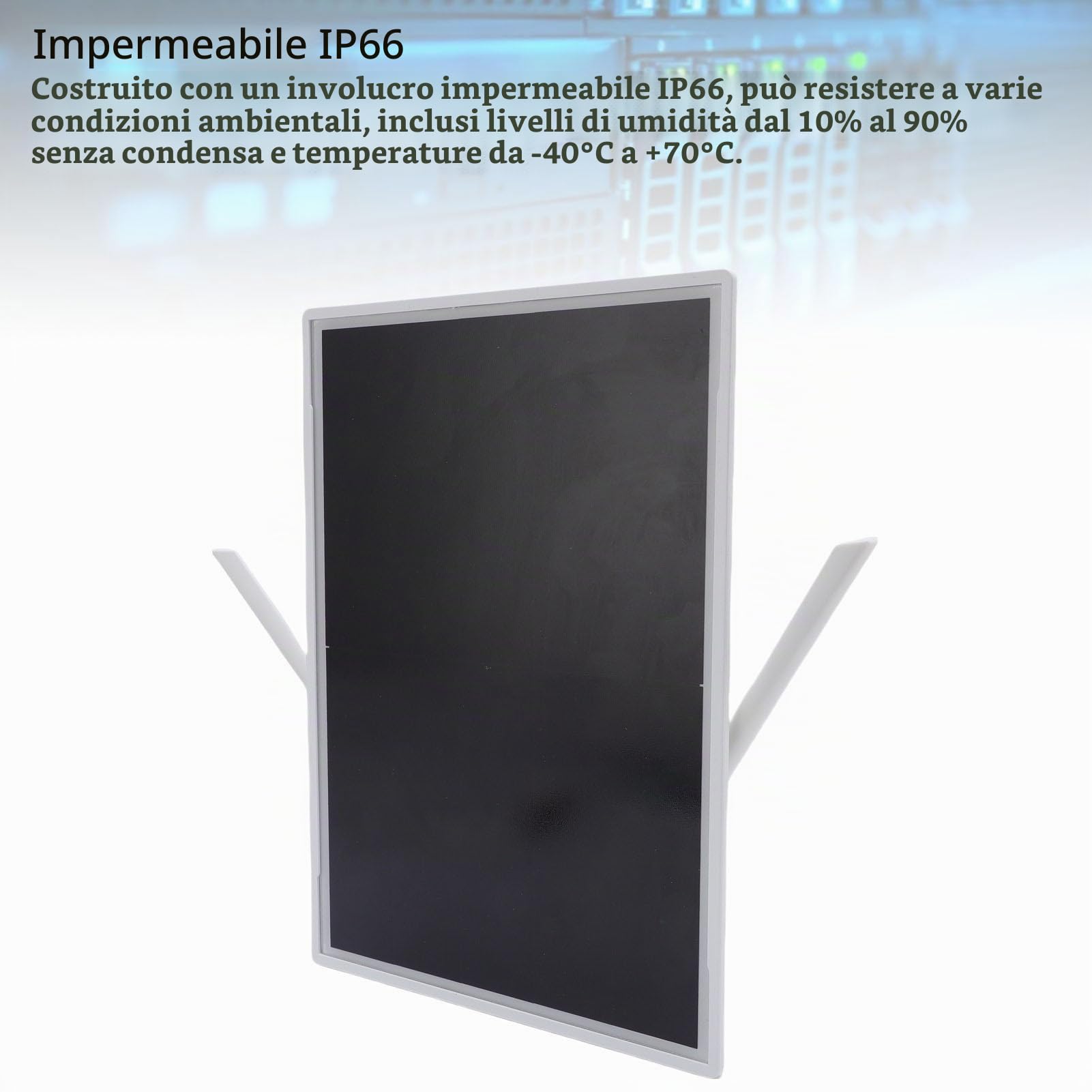 Batteria Solare SEGNALE SEGNALE ESTENTALE WIFI 15W, Esterno a Lungo Raggio Fino a 328 Piedi, Amplificatore Router Internet 5G, Ripetitore Wireless da 300 Mbps, IP66 RAUP Proof