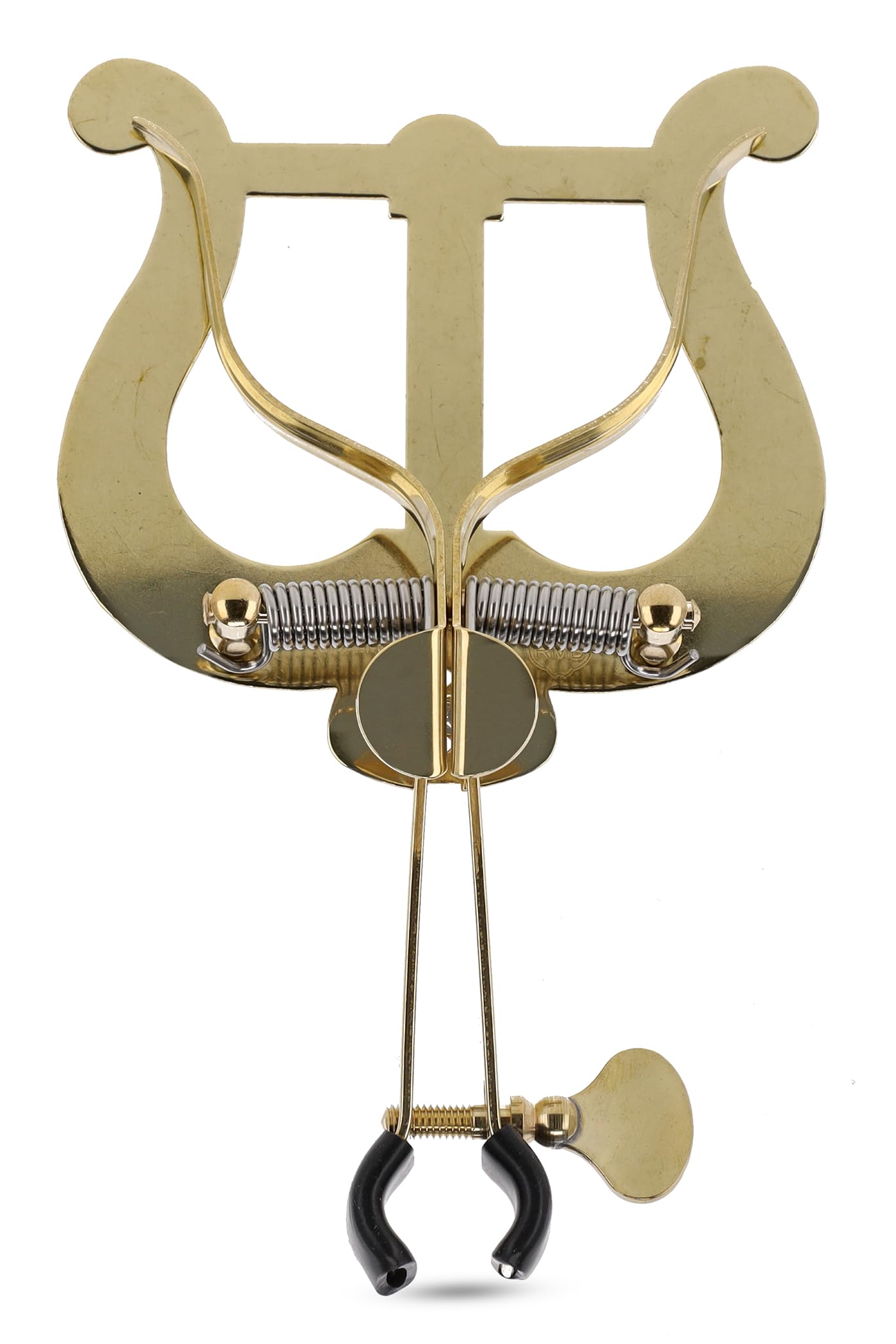 GEWA Marschnotenhalter Trompete - Messing - Große Lyra - 2 Drücker - Mit Klemme