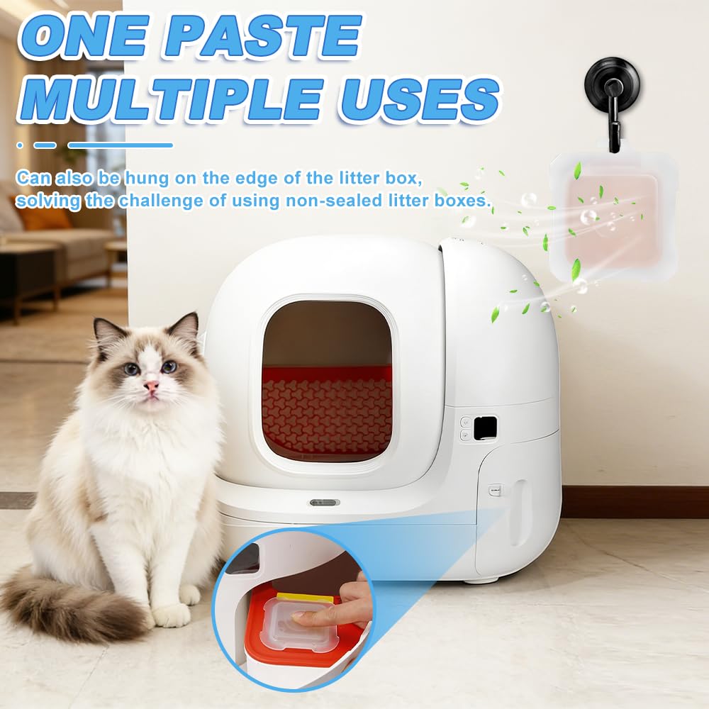 ADDLIVE 6 Stück N50 2.0 Geruchsvernichter für PETKIT Pura Max/Pura Max 2 / Purobot Max Pro Selbstreinigende Katzentoilette, Entfernt Effektiv Hartnäckige Tiergerüche