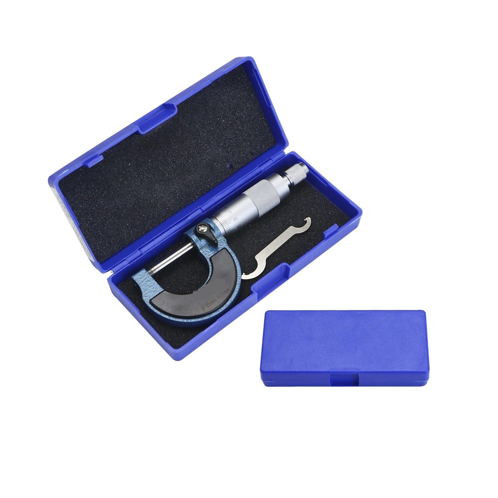 Micrómetro exterior de 0,01 mm y 0-25, micrómetro, dispositivo medición, calibradores mecánicos, herramientas precisión micrométrica Fácil de leer