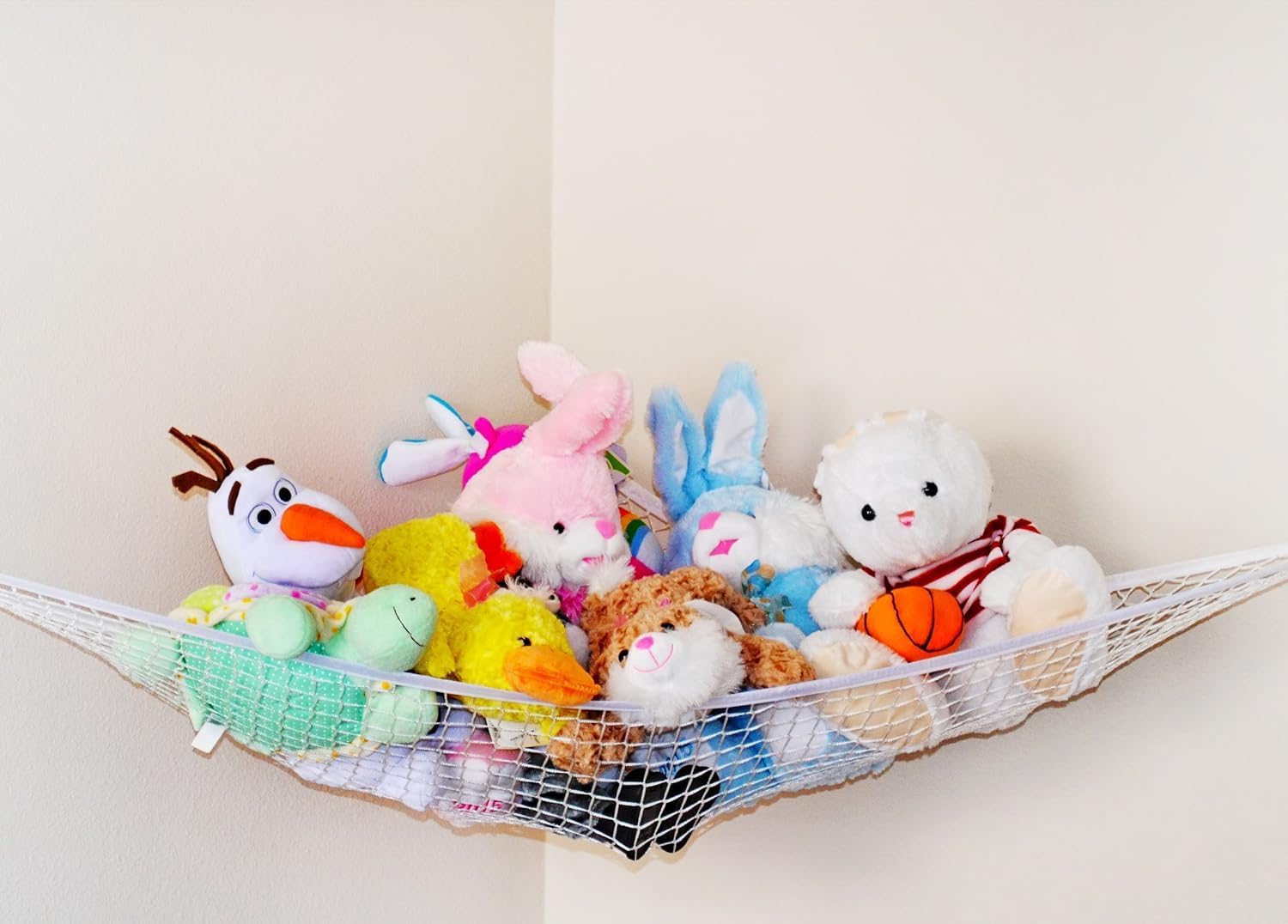 Enovoe Stuffed Animal Hammock - Toy Organizer Net With E-Book, Easy Install, Holds 100+ Toys - View #7