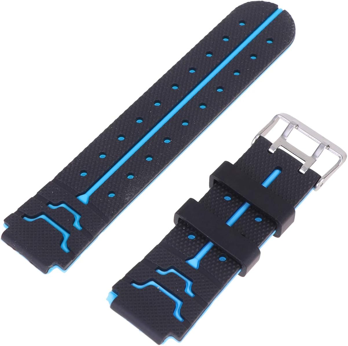 NICERIO 2Pcs Watch Band - Fourth Generation Kids Watches Strap Wristband Replacement Strap Comfortable Strap Watch Accessories for Children Kid Wristwatch, Black and Blue : Clothing, Shoes & Jewelry