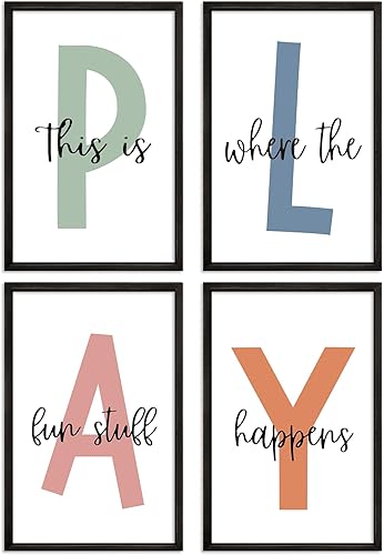 Miniatura 14 de YWJKWLGS Decoración de pared de safari para bebé, 16 x 11 pulgadas, juego de 3 lindos animales, jirafa, elefante, león, letrero de madera enmarcado