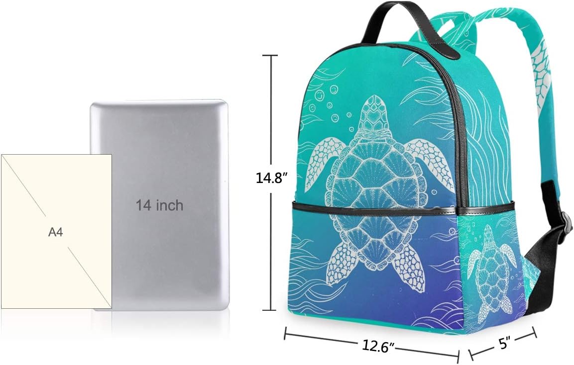 Amаzіng 🔥 Underwater Turtle Backpack Bookbags Daypack Kids Girls Boys Animal Beach Ocean Sea Backpacks Laptop Bags School Purse Travel Sports Water Resistant Men Women Flаѕh Dеаlѕ - 80% оƒƒ Underwater Turtle Backpack Bookbags Daypack Kids Girls Boys Animal Beach Ocean Sea Backpacks Laptop Bags School Purse Travel Sports Water Resistant Men Women