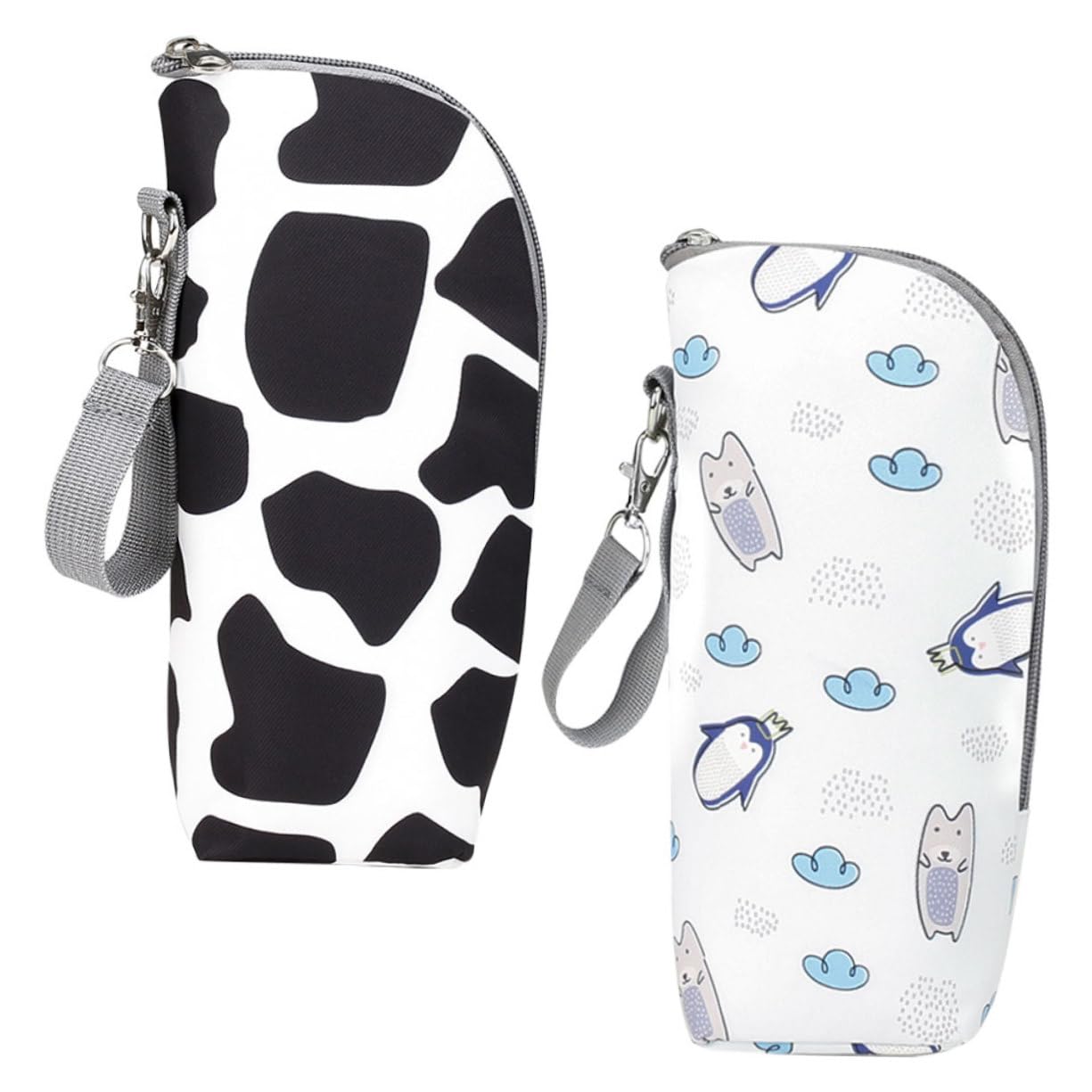 Abaodam 6 Pz borsa per bottiglie portabiberon per alimenti per bambini accessorio per passeggino Sacchetti porta biberon borse per bottiglie di latte portatili Panno Oxford