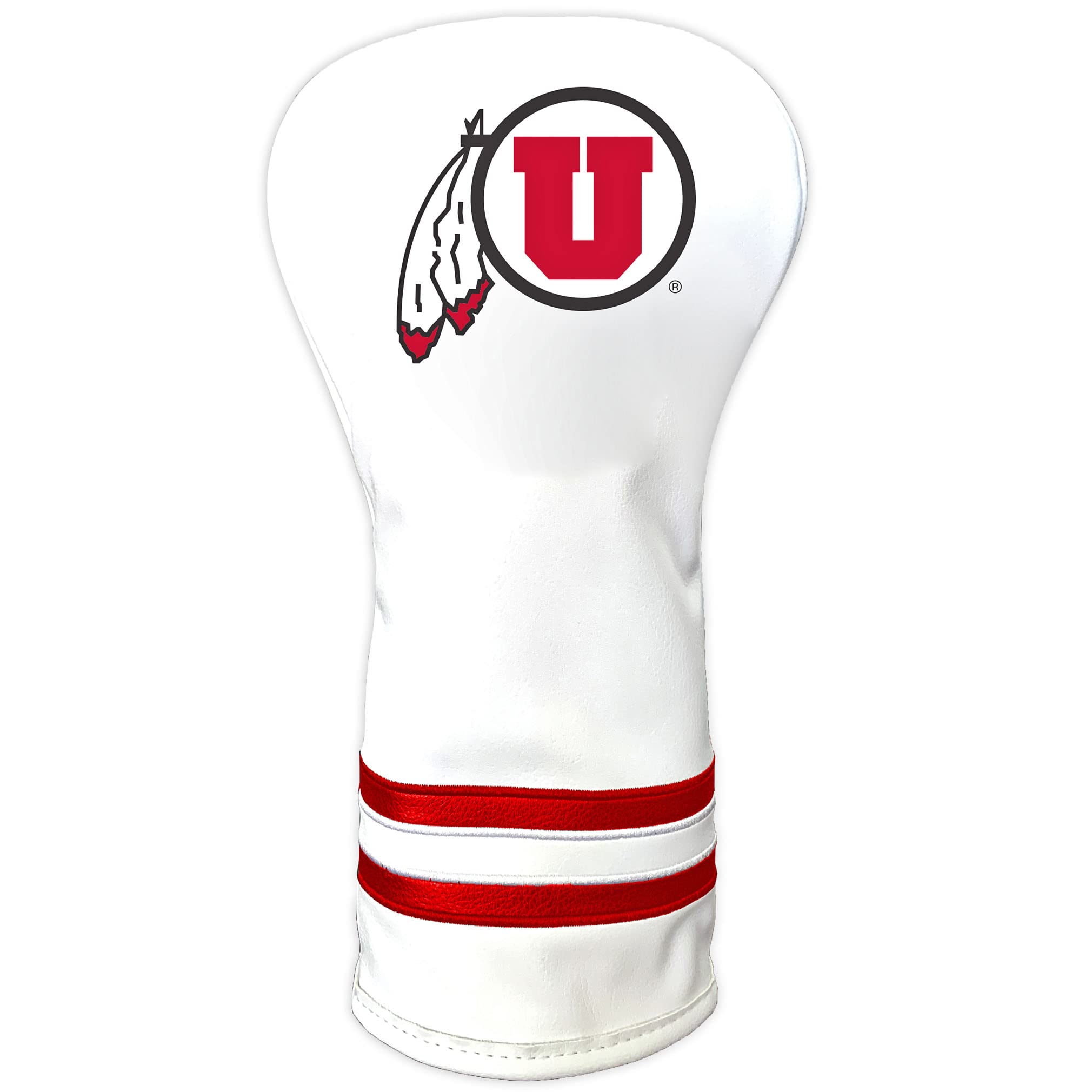 Team Golf NCAA Adult-Unisex White Vintage Driver Head Cover