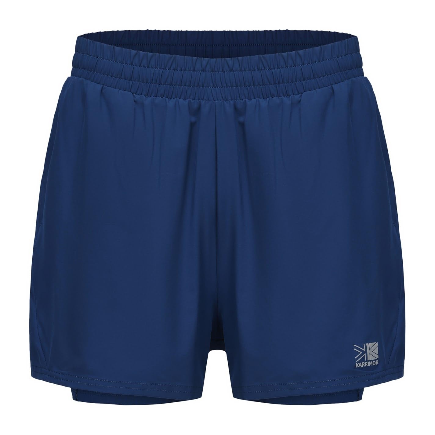 Karrimor Women's Blue 2 In 1 Running Shorts in Size 10, Sports Direct
