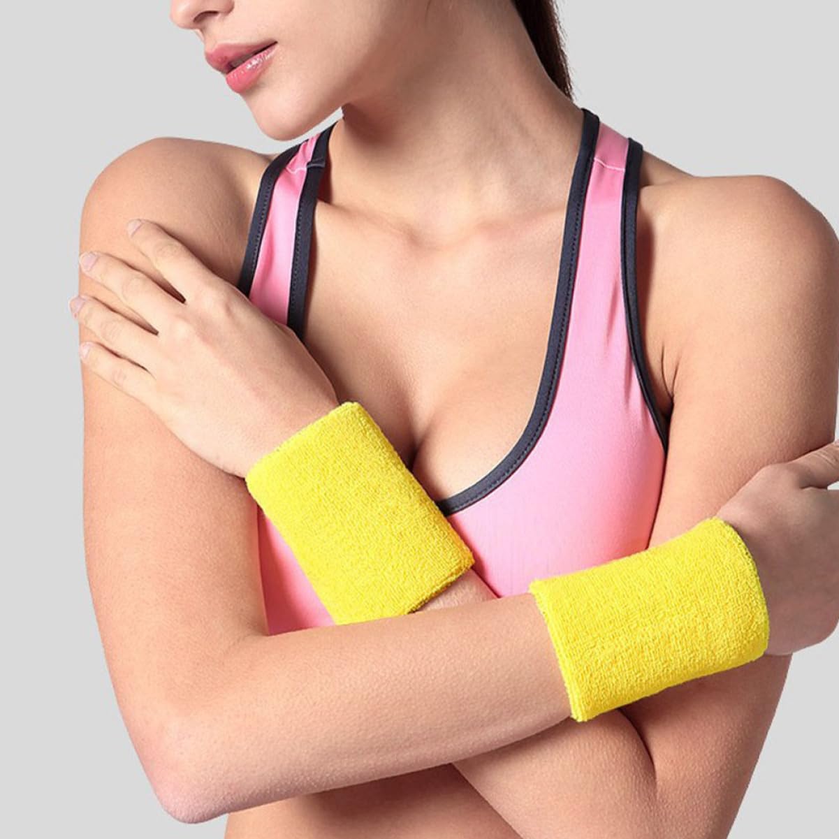 Healvian 20stücke Sport Wristbands Atmungsaktive Und Schweißabsorbierende Handgelenkschützer Ergonomische Unterstützung Für Fitness Basketball Badminton Und Radfahren