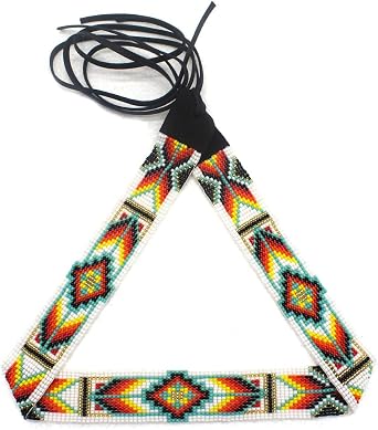 Cowboy Western Beaded Hat Band Rodeo Style Handmade