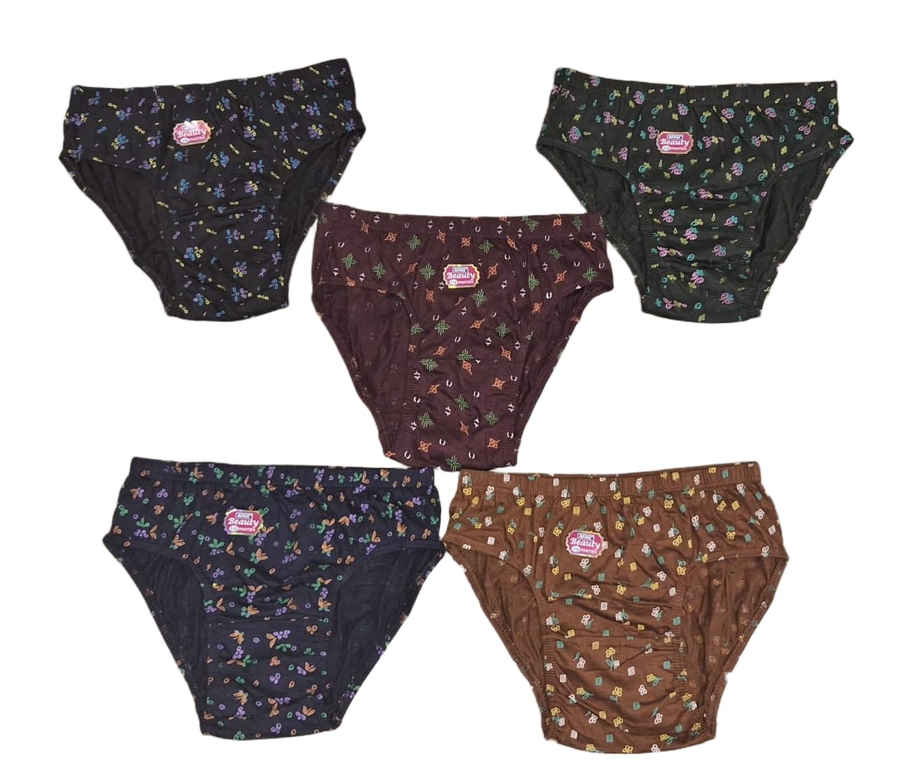 Women’s Cotton Printed Panties | Soft & Breathable Mid Waist Innerwear | Comfortable Briefs for Girls & Ladies Printed-(4_Print-5)-image-39