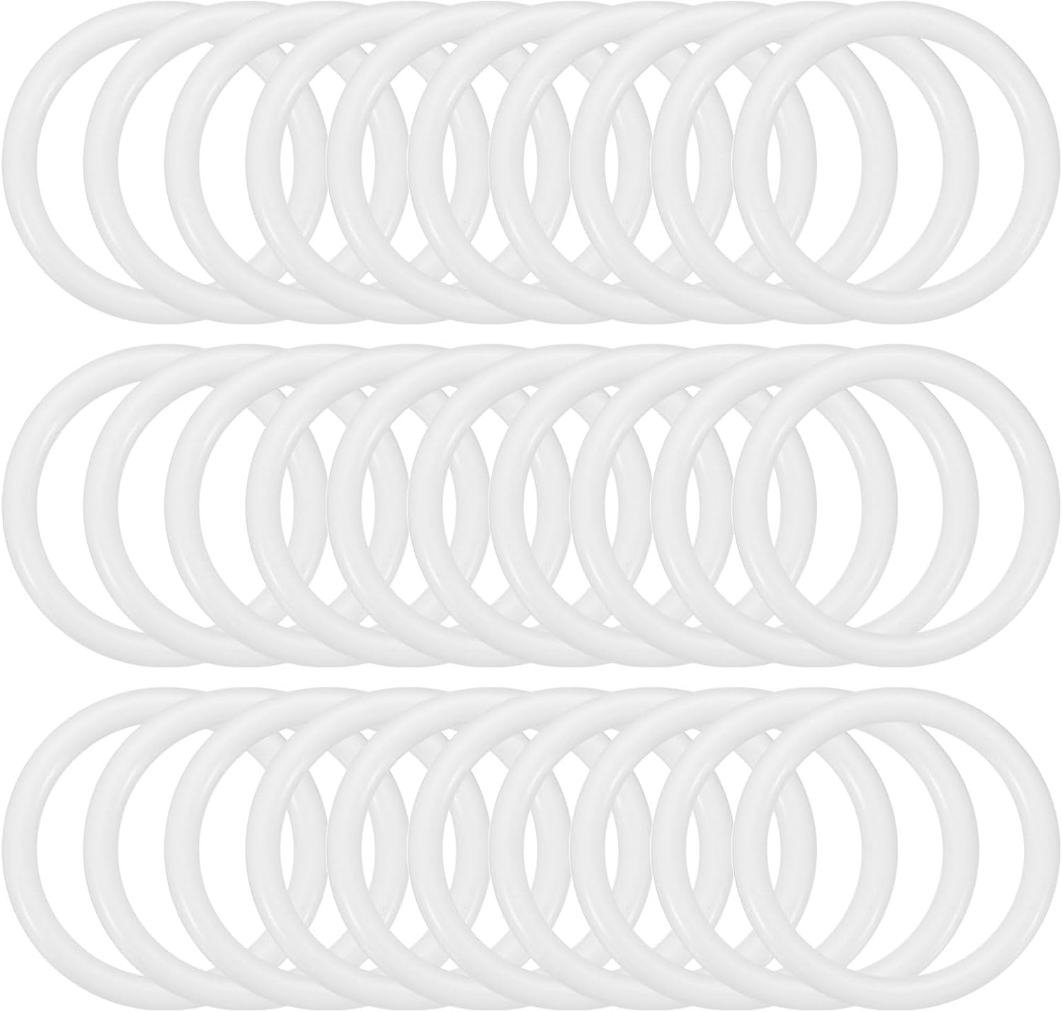 PATIKIL 1.5 Inch Dream Catcher Rings, 30 Pcs Plastic Macrame Wreath ...