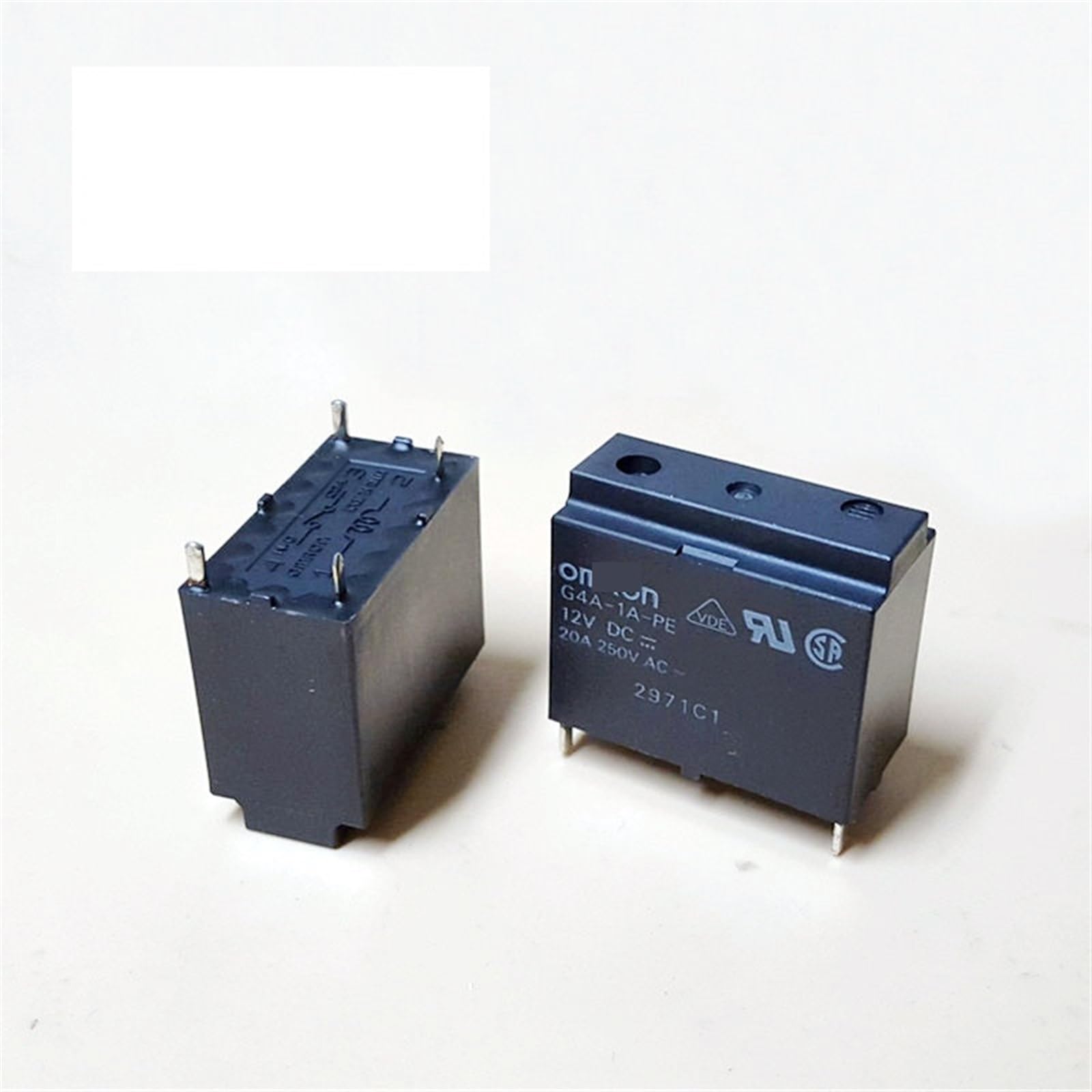 Relés G4A-1A-PE-12V G4A-1A-PE-12VDC interruptor normalmente abierto de 4 pines y 20A 4