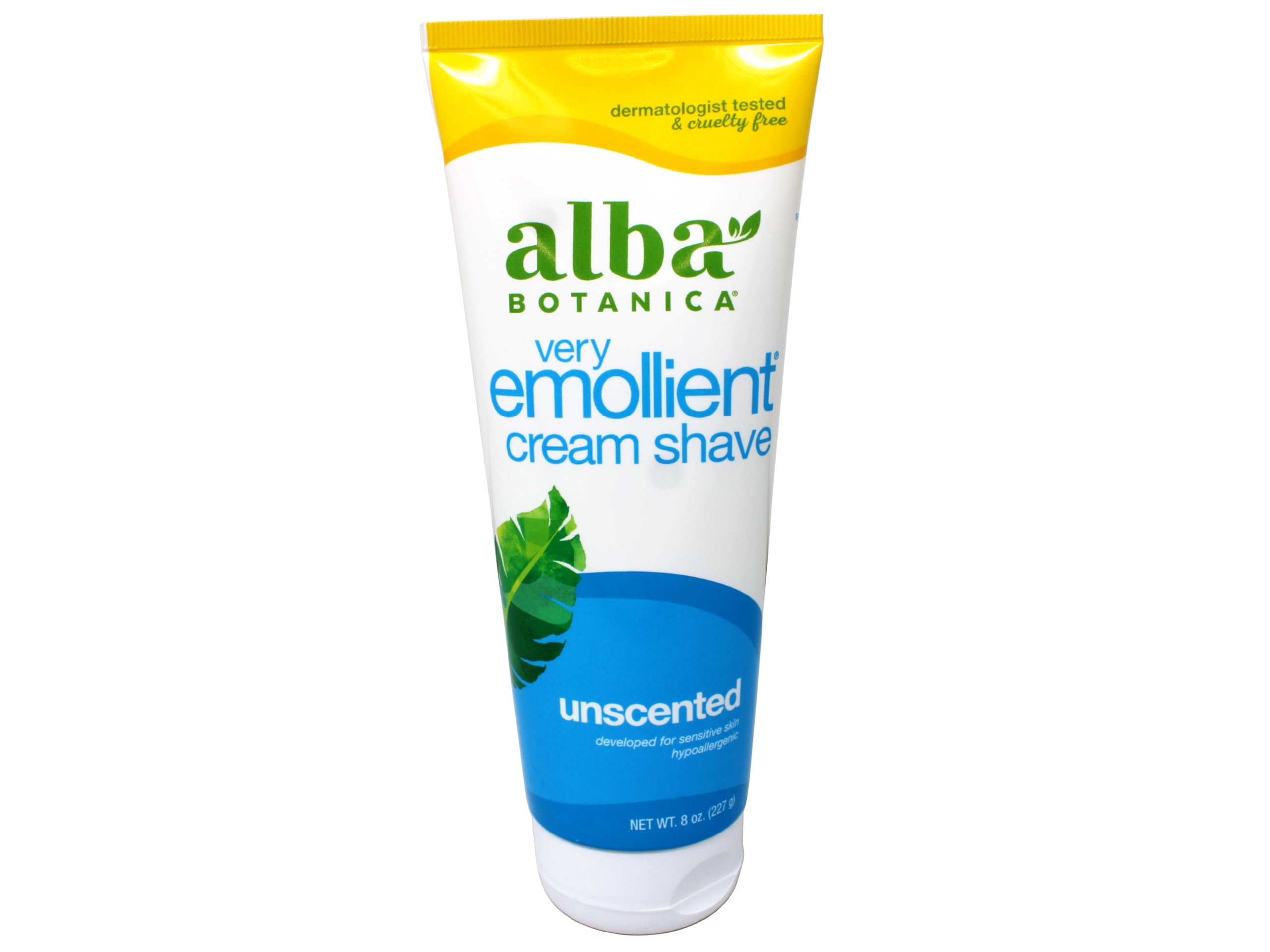 Alba Botanica Very Emollient Cream Shave Unscented 8 Oz