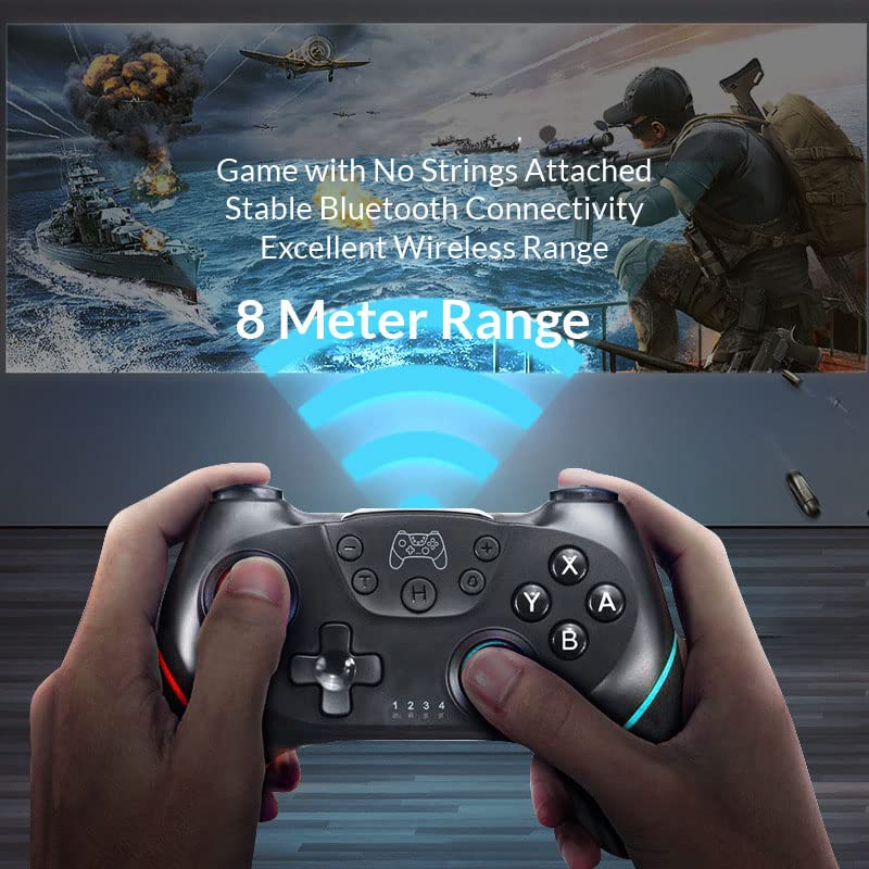 Enhanced Nintendo Switch/Lite Wireless Switch Pro Controller Drop-Proof W/Bluetooth
