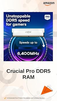 Crucial PRO デスクトップ用メモリ 16GB×2枚 DDR5-6400