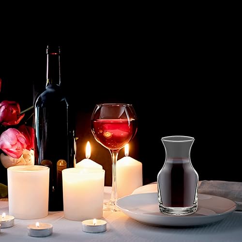 Miniatura 7 de Jarra de vino de una sola porción, mini decantador individual de vino, jarra pequeña para cenas, catas, bares, restaurantes, 6.5 onzas, 7.7 onzas