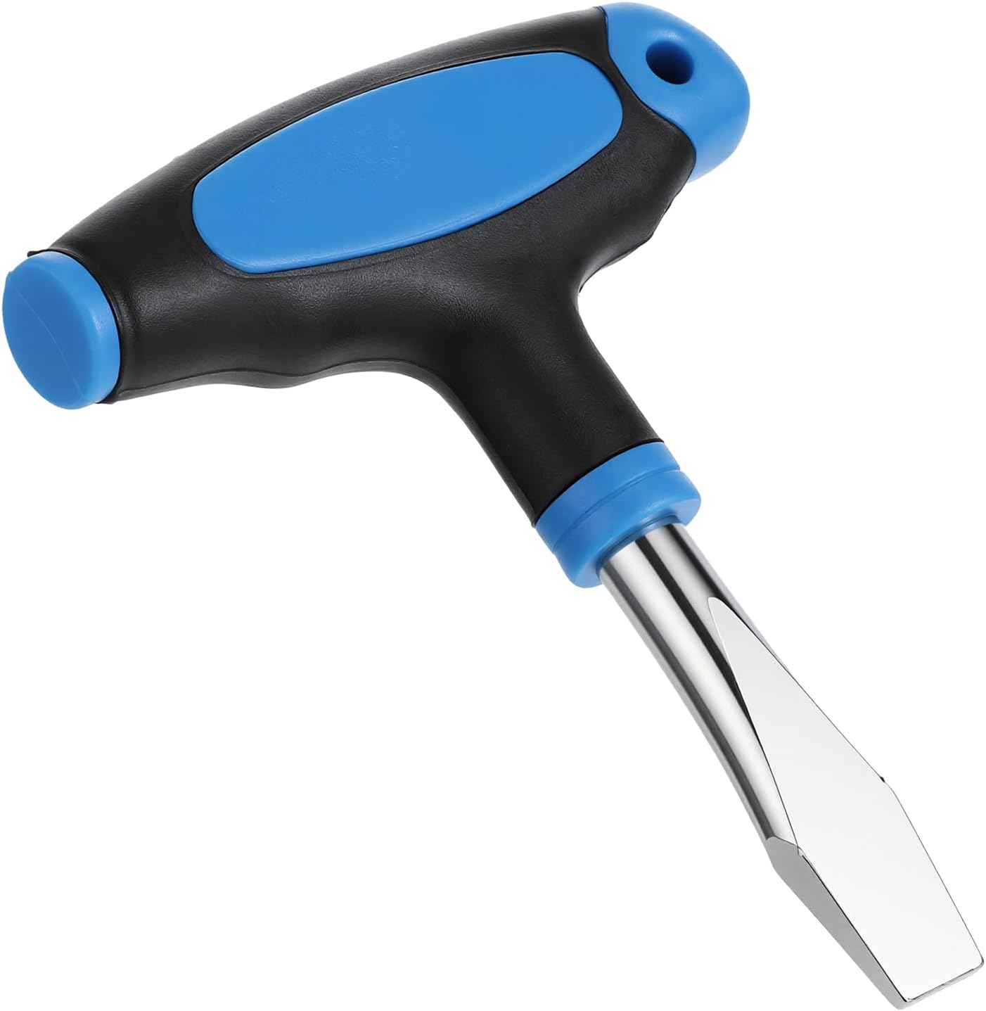 1 PcsT Handle Flat Head Screwdriver, 10mm Small Flathead Screwdriver for Slotted Screws on Quick Release Plate, Camera Tripod & Monopod Assembly Tool, Ergonomic T Handle, Durable Steel