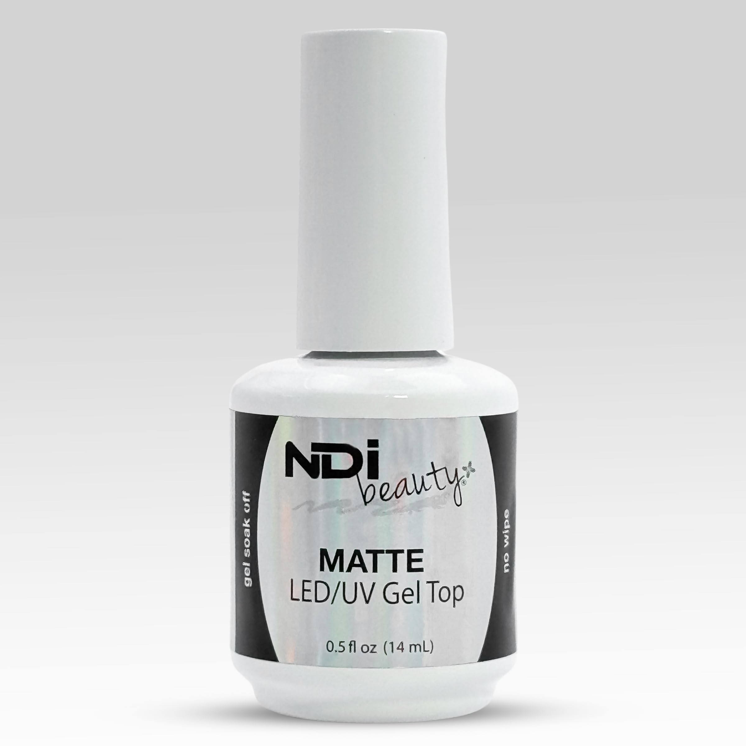 NDI Beauty Matte (No-Wipe) Gel Top Coat 0.5 Fl Oz