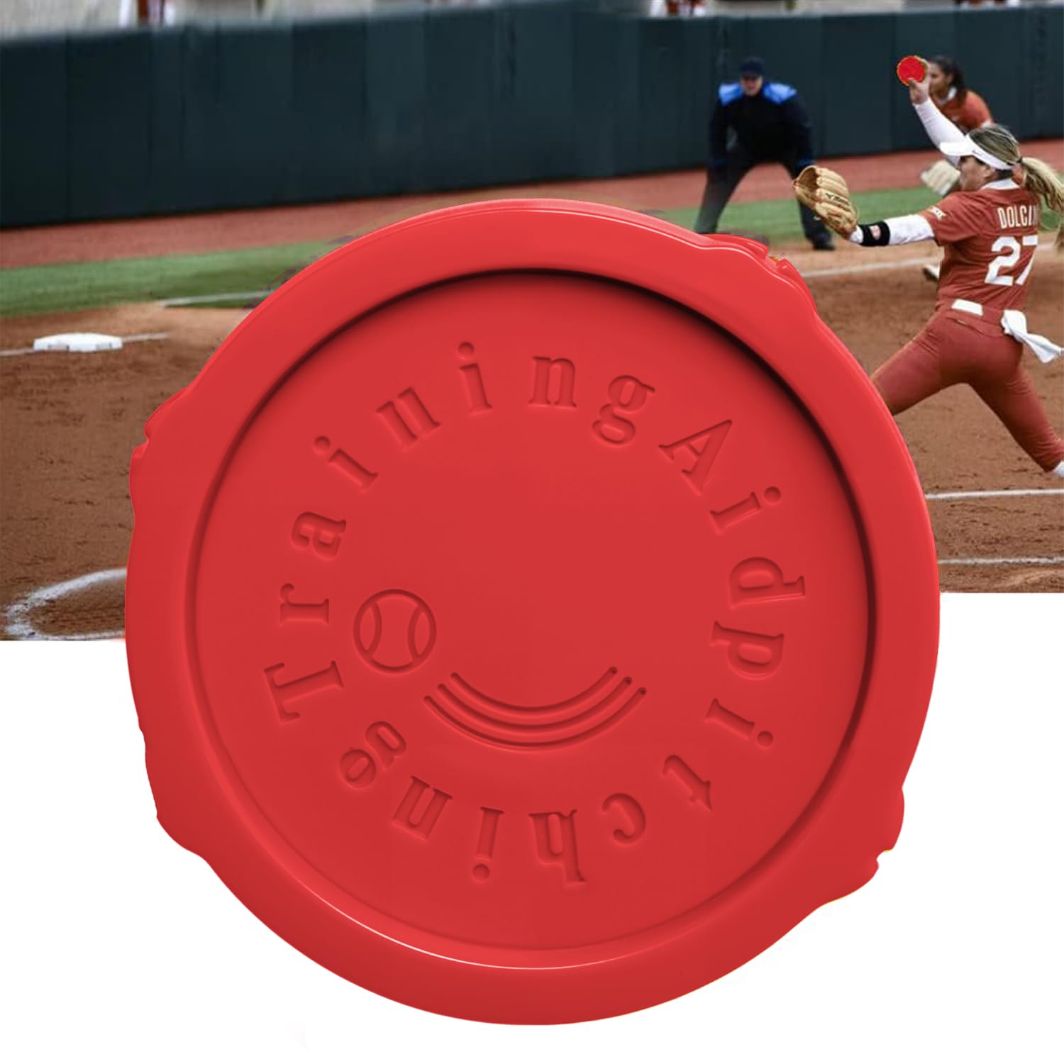 Mogseek Softball Spinner Fastpitch, 12Inches Softball Training Equipment for Pitcher Overhand Thrower Training Aid Equipment for Sports Practice Softballs &amp; Top Collegiate Program