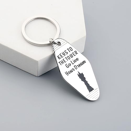 Miniatura 4 de ENSIANTH Llavero Rapunzel inspirado en la película, regalo de princesa enredada, regalo de princesa Rapunzel Torre Llavero