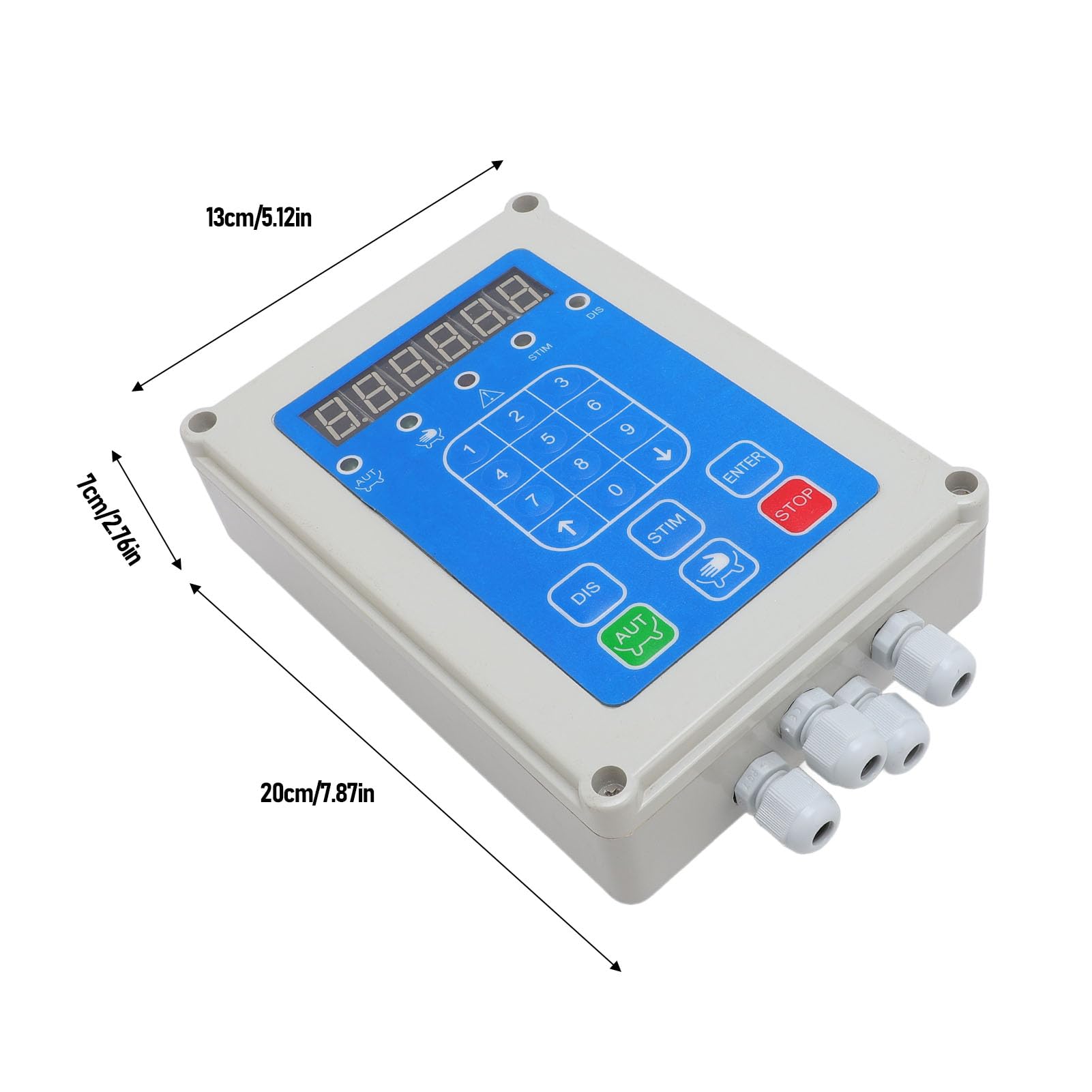 Controlador de Máquina de Ordeño para Vacas Lecheras, 24V | ACR de Pulsación Ajustable con Caída Automática, Controlador de Ordeño de Masaje Inteligente