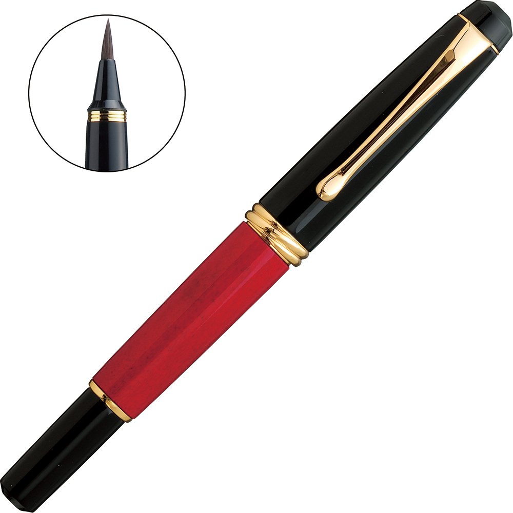 新品 くれ竹 夢銀河 鹿角セット万年筆牛革