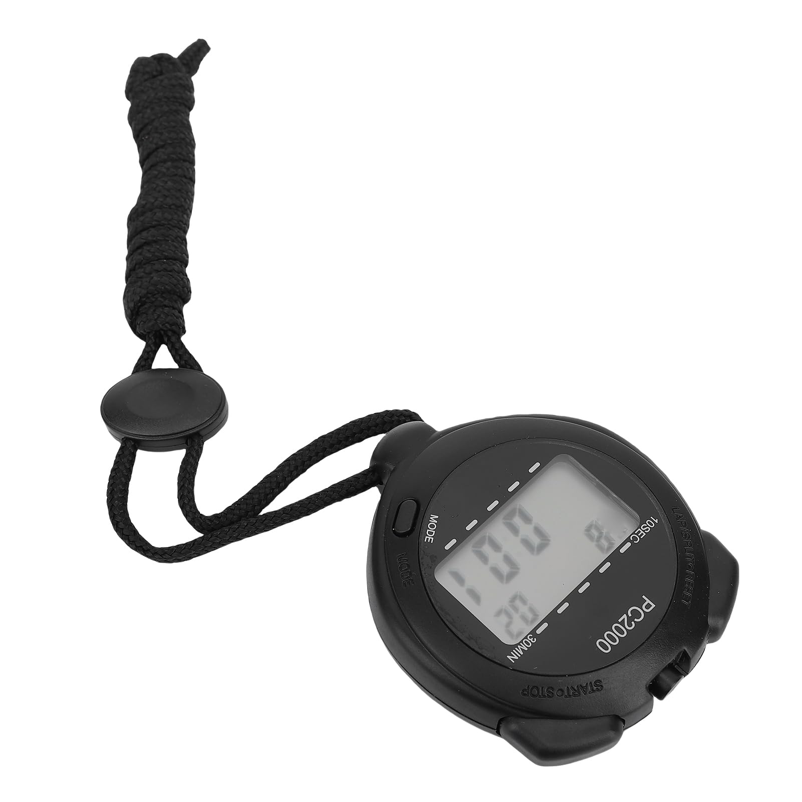 Pongnas Cronómetro Deportivo Digital Electrónico con Pantalla LCD Grande y Clara, Cronómetro + Reloj + Funciones de Temperatura, Diseño Liviano a Prueba de Golpes para Correr, Nadar y Entrenar